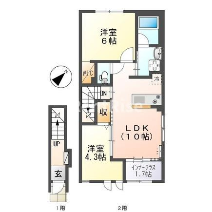 グリシーナの間取り|間取図