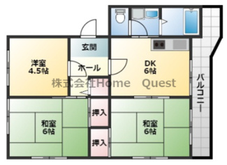 【間取り】 | 江尻マンション