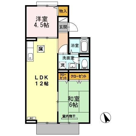 【間取り】 | セジュール田尻