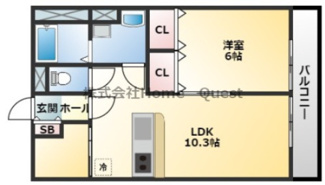【間取り】 | アムール D棟