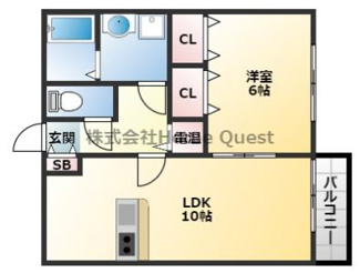 【間取り】 | クオリア上之島町南