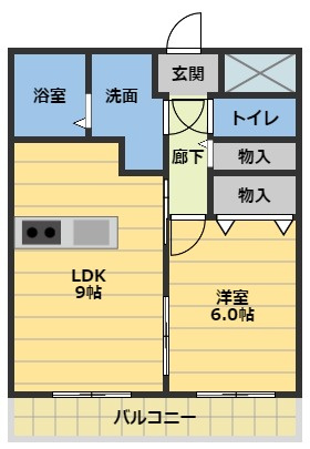 レスポワールＵの間取り