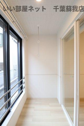 ハーモニーガーデンのバルコニー|お洗濯にも便利なバルコニー付き