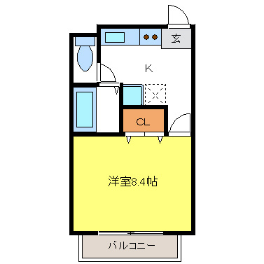 【間取り】 | ジュネス高源坂