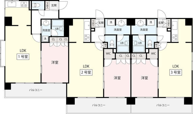エリューディ船橋本町の間取り