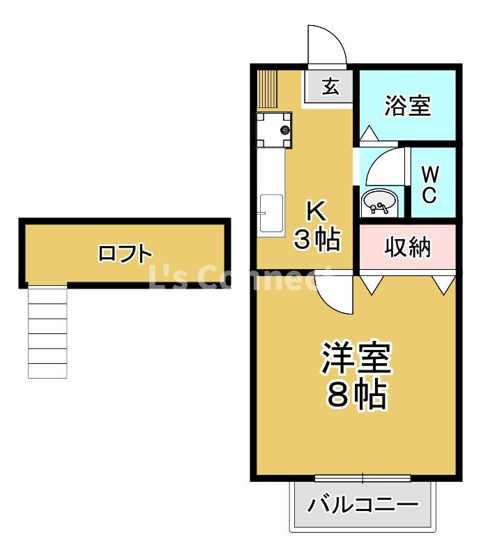 【間取り】 | コリーヌ南光台Ⅰ番館