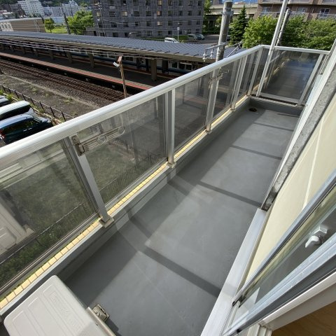 プレジャー室蘭駅前Ⅱのバルコニー