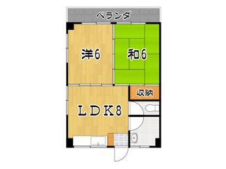 【間取り】 | コーポ石川