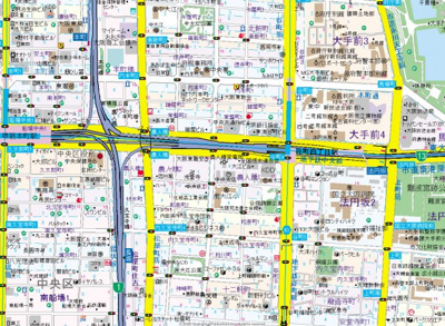 【地図】 | W-STYLE大阪谷町