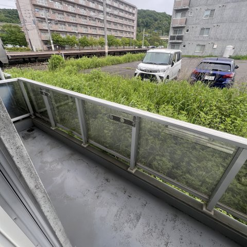 プレジャー室蘭駅前Ⅱのバルコニー