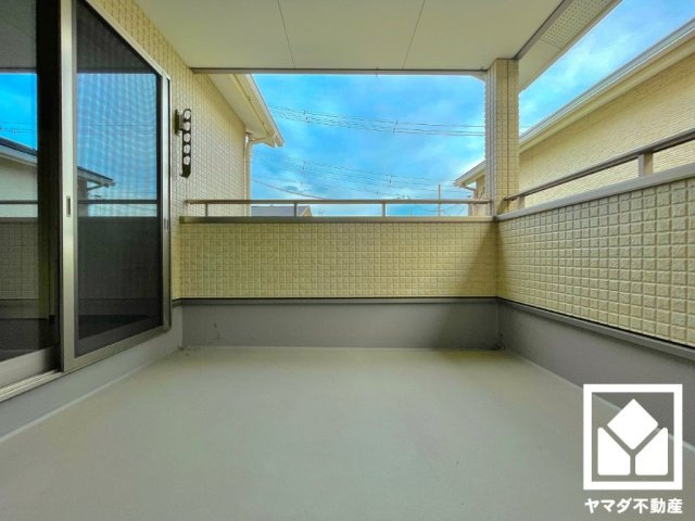 伏見区羽束師菱川町のバルコニー