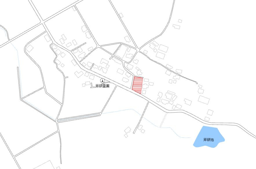 都城市梅北町の売地の土地図