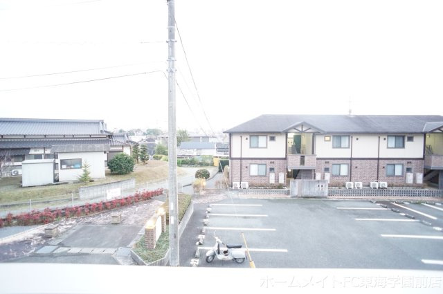 熊本市中央区黒髪６丁目のアパートの展望