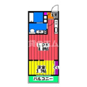 【間取り】 | ｑｕａｄｏｒ桜並木の間取り