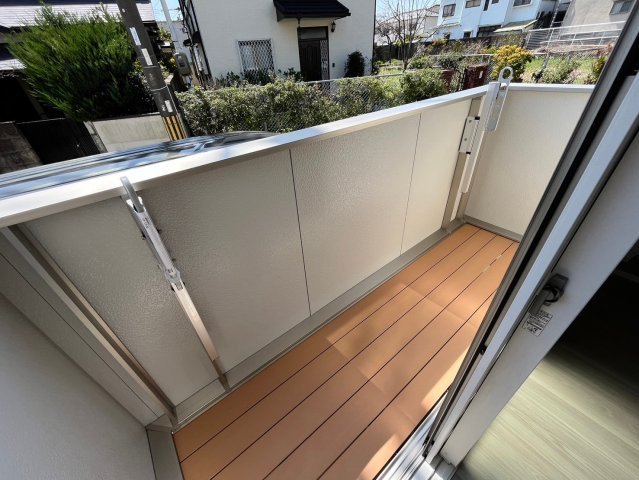 D－ROOM本山北町のバルコニー