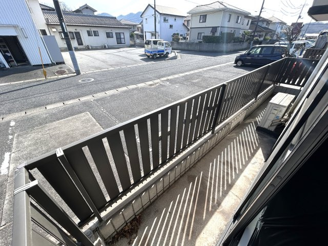 エステイト美の浜Cのバルコニー