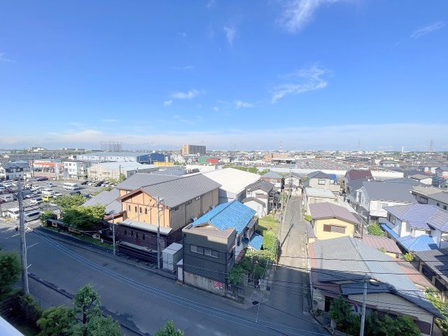 モアステージ吉川ライネスハイムD棟の展望|バルコニーからの眺めです