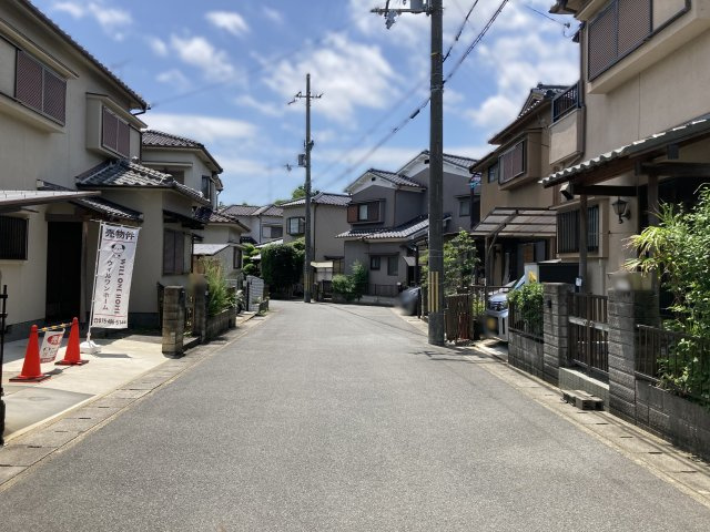 広野町大開の前面道路含む現地写真