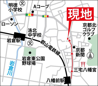 【地図】 | 岩倉花園町　中古戸建【平成１２年築★４LDK】