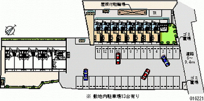 【駐車場】 | レオパレス不動塚Ⅱ | 画像4