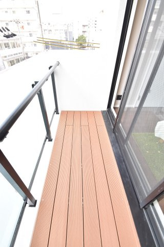 大阪市都島区中野町４丁目の賃貸マンションのバルコニー