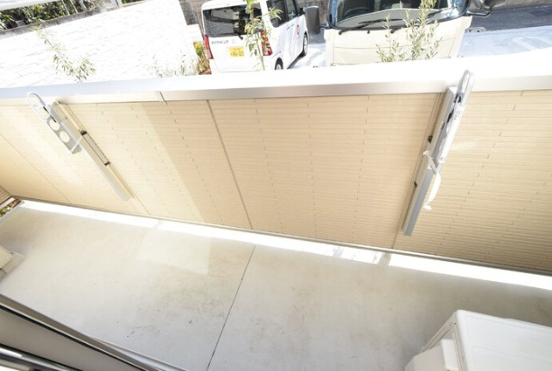 Raffinato東灘のバルコニー