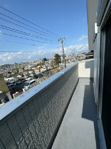 松が丘5丁目　未使用一戸建てのバルコニー