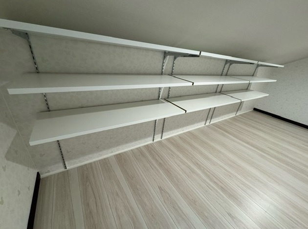 松が丘5丁目　未入居一戸建ての収納|大きな収納です、可動棚もあり凄く便利ですよ。