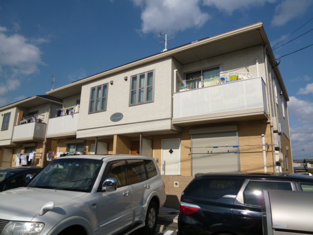 倉敷市日吉町のアパートの外観