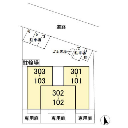 グレイスの区画図