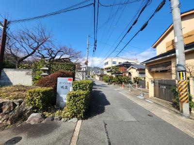 ガーデンヒル鳴滝の地図|前面道路