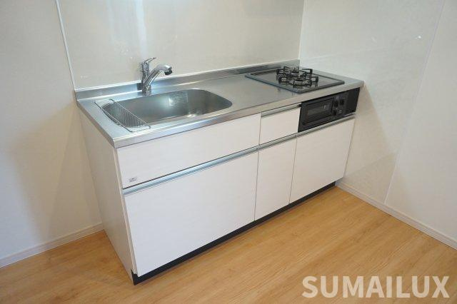 熊本市中央区本山４丁目のアパートのキッチン