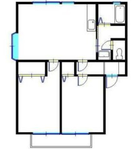 サンフォーレストBの間取り
