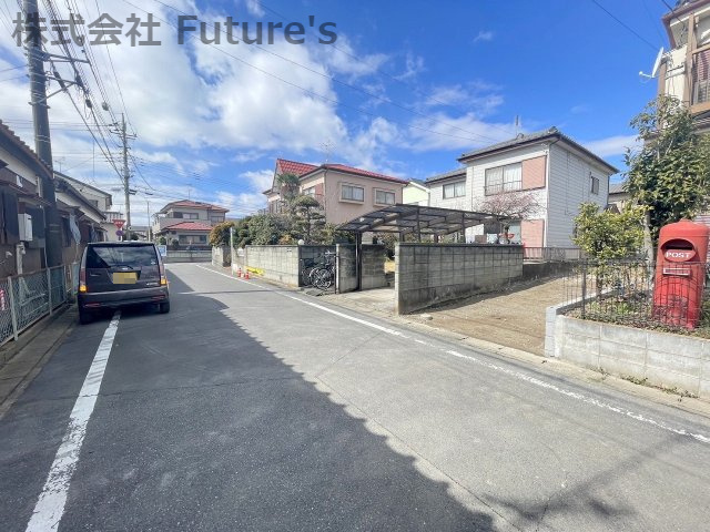 吉川市高久1丁目　新築戸建　全1棟の前面道路含む現地写真|前面道路含む現地写真です。