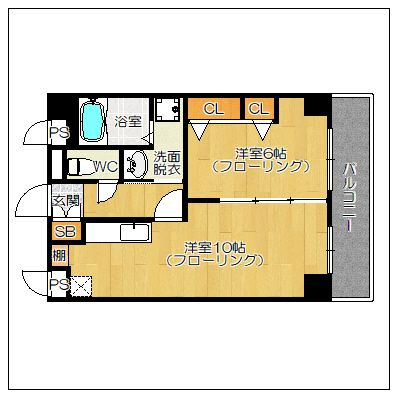 【間取り】 | 平尾弐番街ビル | 現況優先。