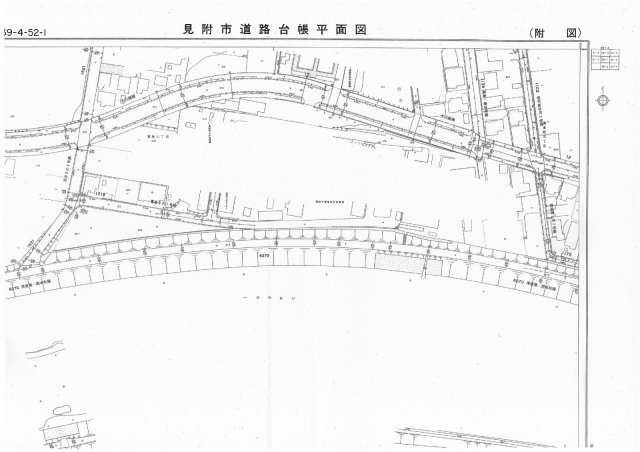 見附市南本町3丁目売土地の区画図