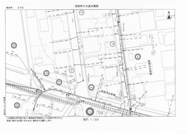 見附市南本町3丁目売土地の地図