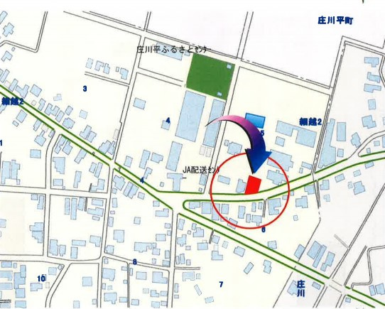 見附市細越2丁目　土地付き中古住宅の地図