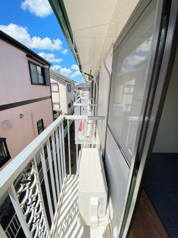 ハイツ若草Ⅱのバルコニー