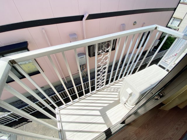 ハイツ若草Ⅱのバルコニー