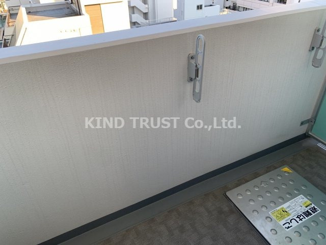 ビガーポリス224松ヶ枝町Ⅱのバルコニー|お洗濯にも便利なバルコニー付き