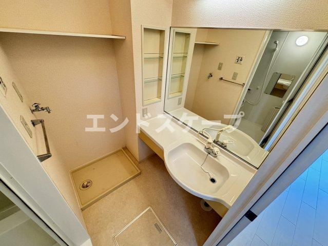 ルミエールＦの洗面所|高崎、前橋、伊勢崎エリアのお部屋探しはエンドスケープまで！お客様の理想お聞かせ下さい♪