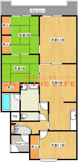 【キャッシュバック対象】マンションアザレアＡ棟の間取り
