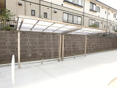 屋根のある駐輪場