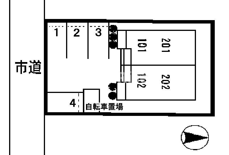 ドゥーメゾンＮの駐車場|駐車場