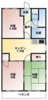 【間取り】 | アネックス５