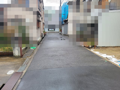 【周辺】 | 万代6丁目土地 | 前面道路