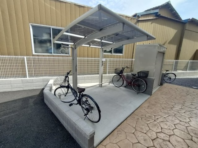 シャルムB棟のその他共用部分|駐輪場です