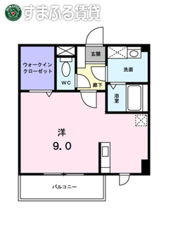 【間取り】 | ヴィラ南屋敷　岡崎市柱町