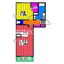 【間取り】 | Ｄ－ｒｏｏｍ博多南　弐番館の間取り